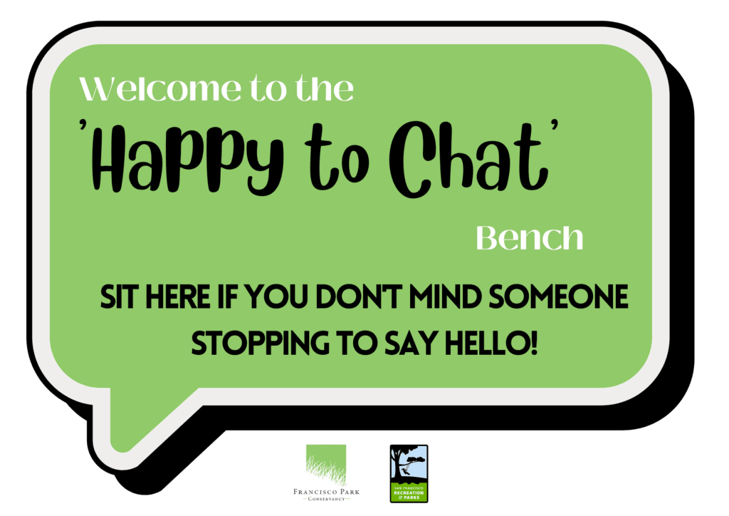 Chat Bench Sign