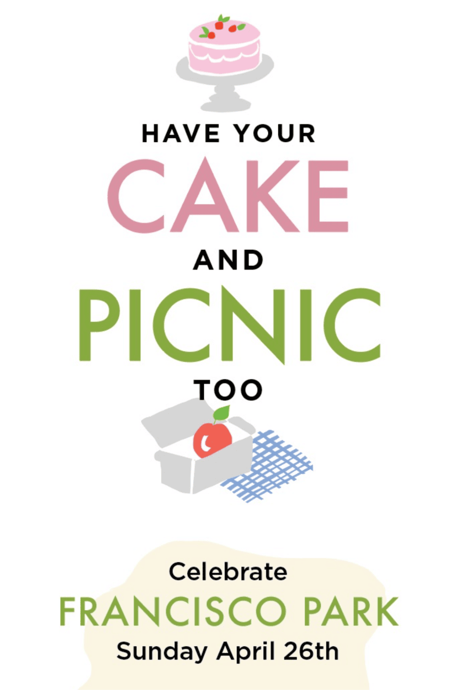 Cake And Picnic